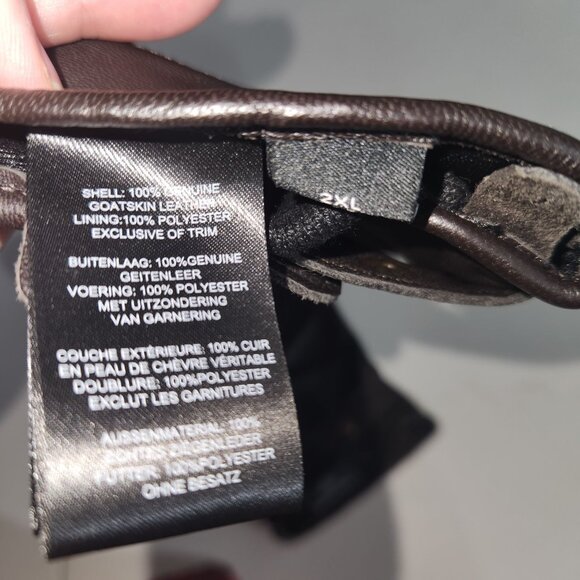 Harley-Davidson Mens Black Leather Riding Gloves 2XL - Picture 8 of 9